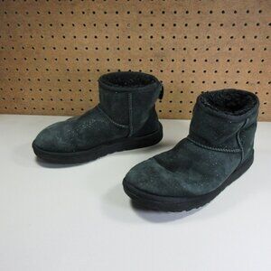 UGG womens denim Mini Milky Way Glitter boots 7 M 1104110